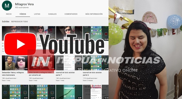 MILAGROS VERA, LA ENCARNACENA INVIDENTE QUE CAUTIVA A SU AUDIENCIA EN YOUTUBE