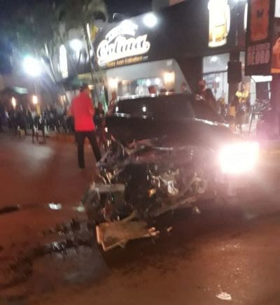 Dos heridos y un bombero golpeado tras dos accidentes en Pedro Juan Caballero