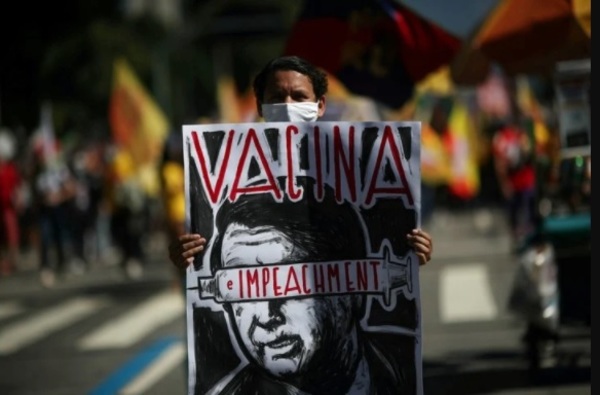 Brasil: nuevas marchas contra Jair Bolsonaro y en reclamo de vacunas - ADN Digital