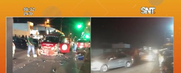 Un grave accidente de tránsito se registró en Pedro Juan Caballero - SNT