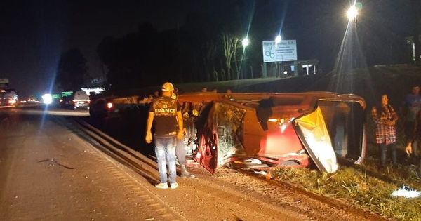 Un muerto y varios heridos en sendos accidentes de tránsito en Alto Paraná - ABC en el Este - ABC Color