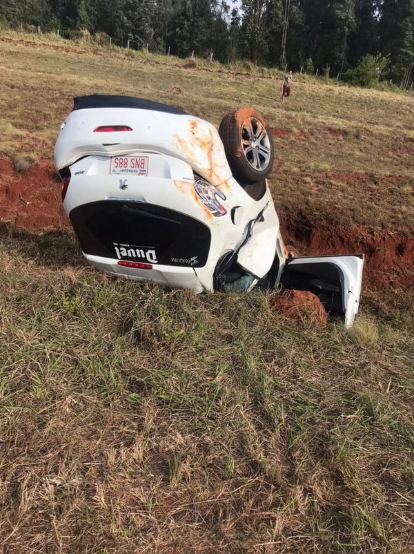 Daños materiales y lesiones en accidente de tránsito en Misiones - Nacionales - ABC Color