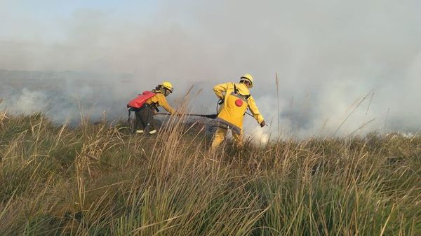 Comenzaron los incendios de pastizales en Caazapá - Nacionales - ABC Color
