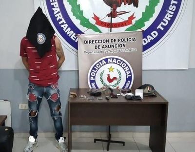 Detienen a un hombre armado y con orden de captura en la Costanera - Nacionales - ABC Color