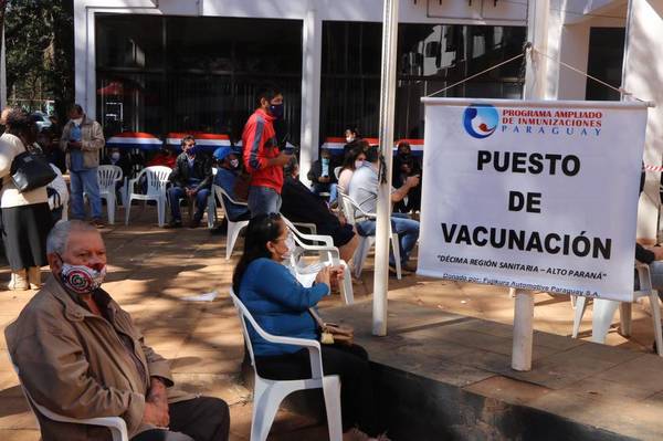 Promedio de vacunación en el Alto Paraná es de 16,5% - La Clave