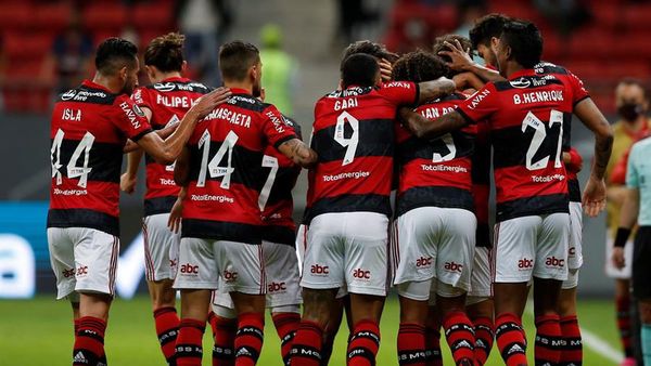 Flamengo, rival de Olimpia, golea al Sao Paulo