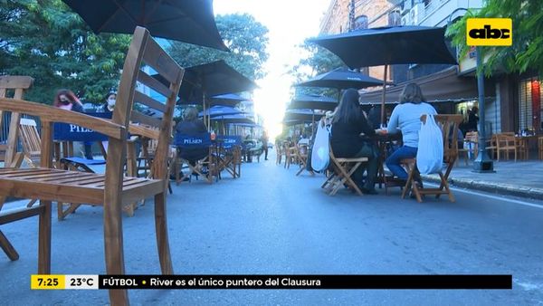 Gastronómicos apuntan a ampliar periodo para sacar mesas a las calles - ABC Noticias - ABC Color