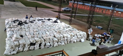 Incautaron carga récord de 36 toneladas de marihuana