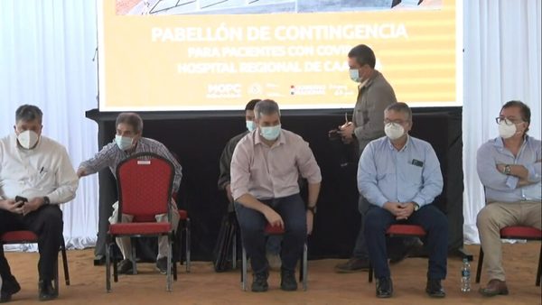 Gobierno inaugura Pabellón de Contingencia en Caazapá | OnLivePy
