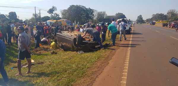 Accidentes de tránsito marcaron el fin de semana en Alto Paraná