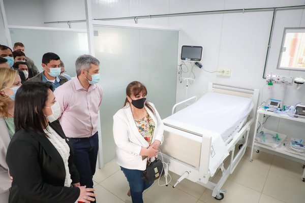 Mario Abdo inauguró pabellón de contingencia en Caazapá - El Trueno