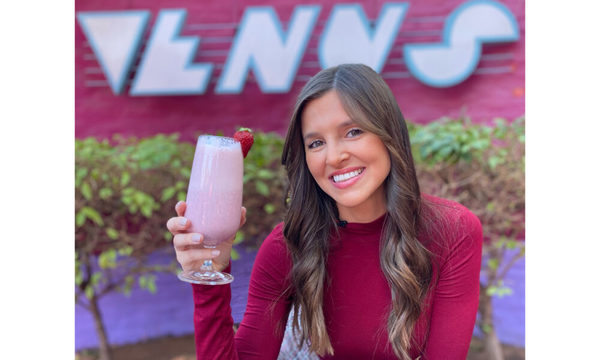 Milkshake de Frutilla de la mano de Edulcorantes Kado.