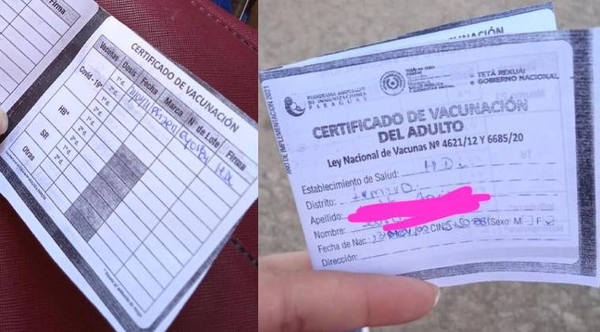 Diario HOY | Vacunados recibieron fotocopias del carnet de vacunación y aún no figuran en el sistema, denuncian