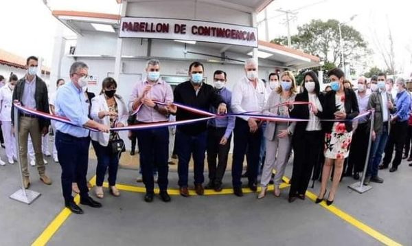 Inauguran pabellón de contingencia en Caazapá