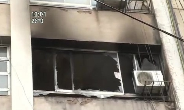 Controlan incendio en edificio céntrico de Asunción - SNT