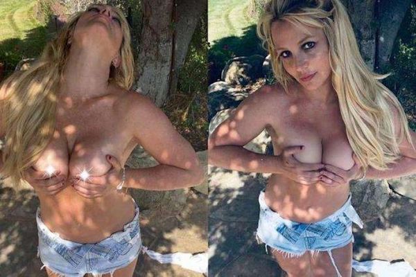 Britney Spears posa en topless; unos celebran su liberación y otros cuestionan su salud mental