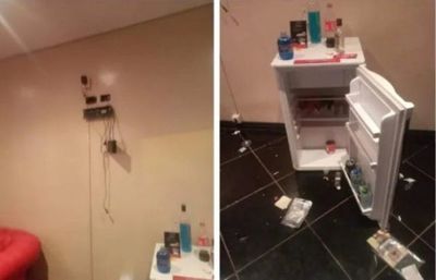 Hicieron trío en motel y se robaron la tele y la radio