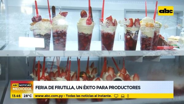 Feria de frutilla, un éxito para productores - ABC Noticias - ABC Color