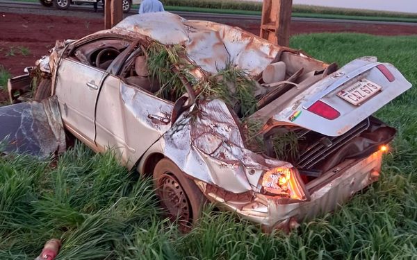 Un lesionado durante aparatoso accidente en Santa Fe