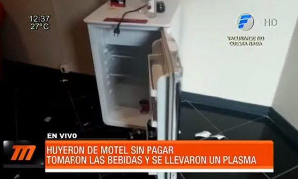 Huyeron de motel sin pagar y hasta robaron un plasma | Telefuturo