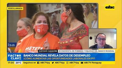 Banco mundial revela datos de desempleo - Factor Clave - ABC Color