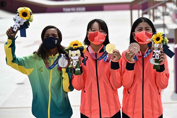 Skate olímpico: Dos adolescentes de 13 años, oro y plata en la prueba femenina