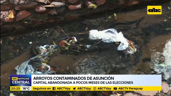Arroyos contaminados de Asunción - ABC Noticias - ABC Color