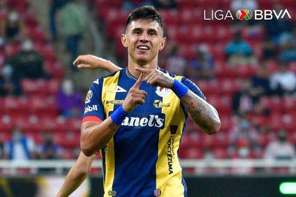 Adam Bareiro: asistencia, gol y figura en su debut con Atlético San Luis