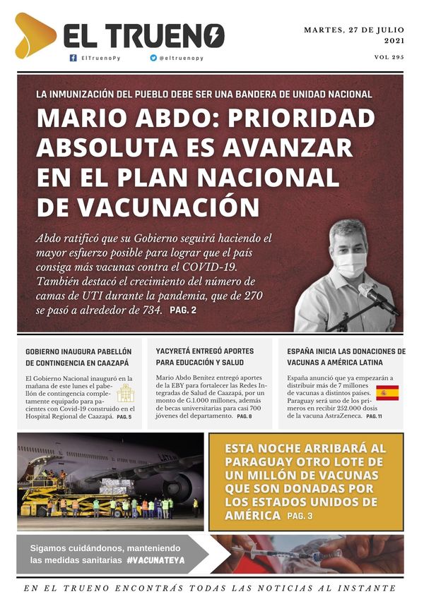 E-paper 27 de julio 2021 - El Trueno