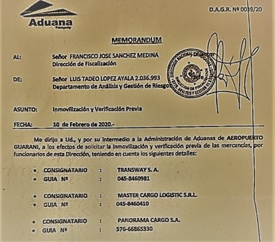 Aduana sigue con “APRIETE” a importadores del Este