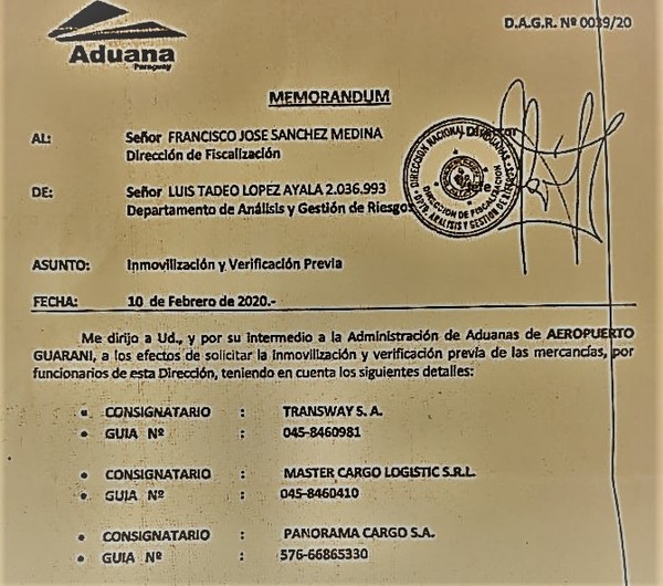 Aduana sigue con “APRIETE” a importadores del Este