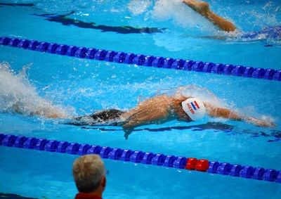 Hockin: séptimo y eliminado en las semifinales de los 100 metros libre - Polideportivo - ABC Color
