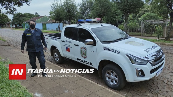 NECESITAN RECAMBIO DE NEUMÁTICOS DE LA PATRULLA DE ITÁ PASO.