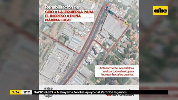 Habilitan giro a la izquierda sobre la ruta PY03 General Aquino - ABC Noticias - ABC Color