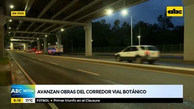 Obras del corredor vial botánico estarían listas en agosto - ABC Noticias - ABC Color