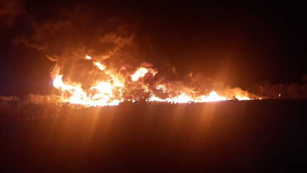 Detienen a supuestos responsables de quema de cubiertas en Minga Guazú