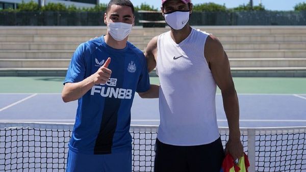 El regalo de Miguel Almirón para Rafael Nadal