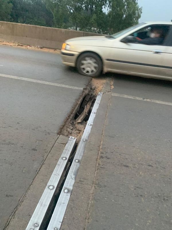 Grieta en viaducto de Limpio genera preocupación, MOPC ya alertó a constructora