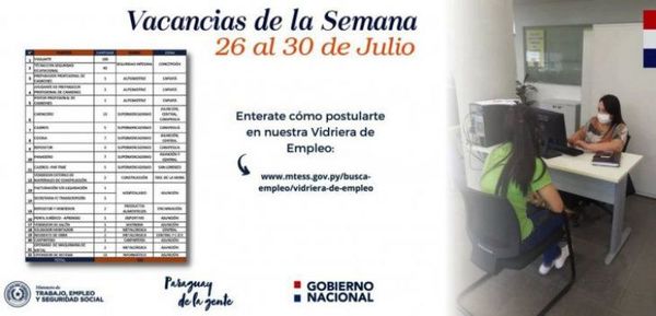 Concepción: Hay 140 vacancias laborales