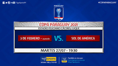 3 de Febrero RB y Sol de América juegan por la Copa Paraguay