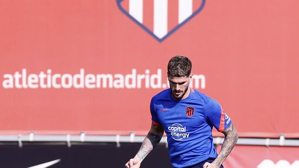 Rodrigo de Paul visita el Wanda Metropolitano