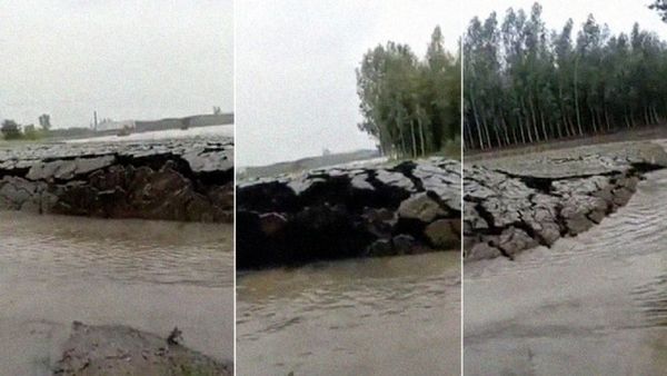 VIRAL | Un video muestra cómo la tierra se eleva en La India