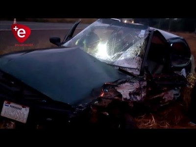 JOVEN QUE CAUSÓ ACCIDENTE EN TRINIDAD SUP. NO SE HACE CARGO DE AFECTADOS, DENUNCIAN.