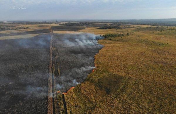 Incendio de gran magnitud afectó a la Reserva San Rafael en Itapúa