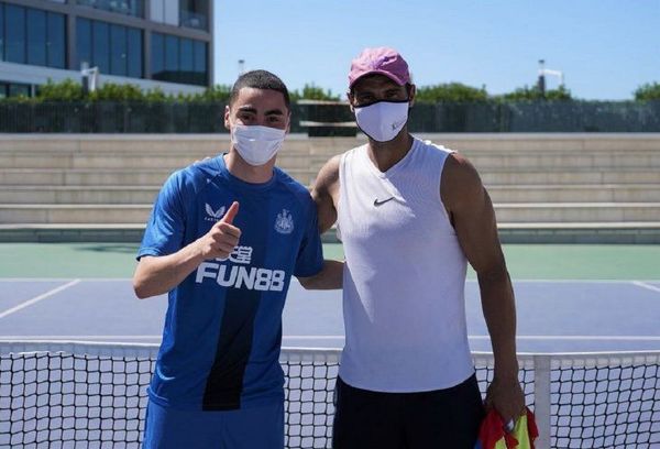 El regalo de Miguel Almirón para Rafael Nadal
