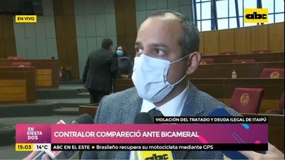 Contralor compareció ante bicameral - ABC Noticias - ABC Color