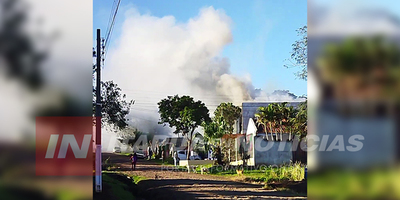 ESTUFA PROVOCA UN INCENDIO EN UNA VIVIENDA