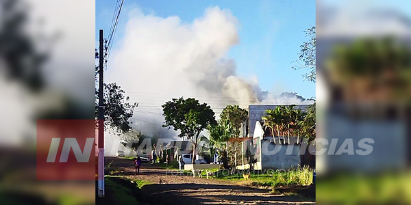 ESTUFA PROVOCA UN INCENDIO EN UNA VIVIENDA