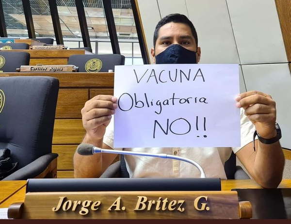 Diputado presenta proyecto para no discriminar a los antivacunas - Noticiero Paraguay