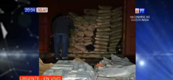 Fernando de la Mora: Incautan mega cargamento de cocaína | Noticias Paraguay